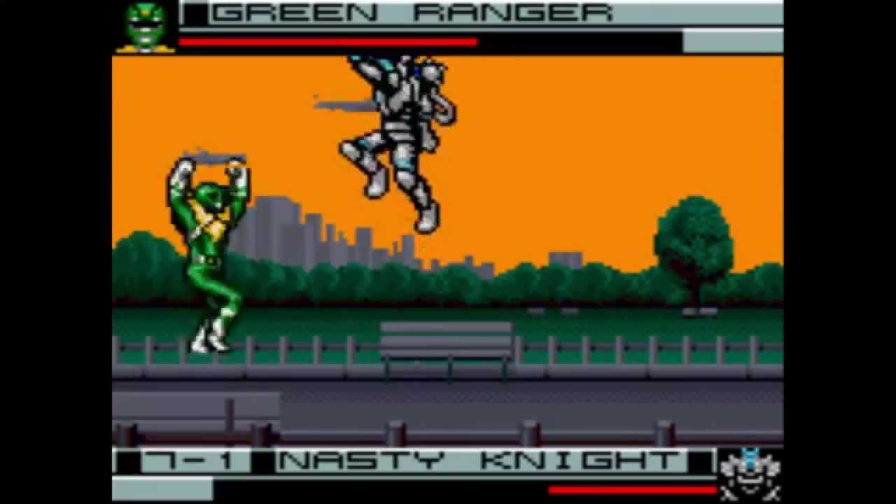 Power Rangers sega game gear Gamepley